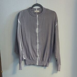 Elan Gray Tie-Dye Crewneck Sweater
